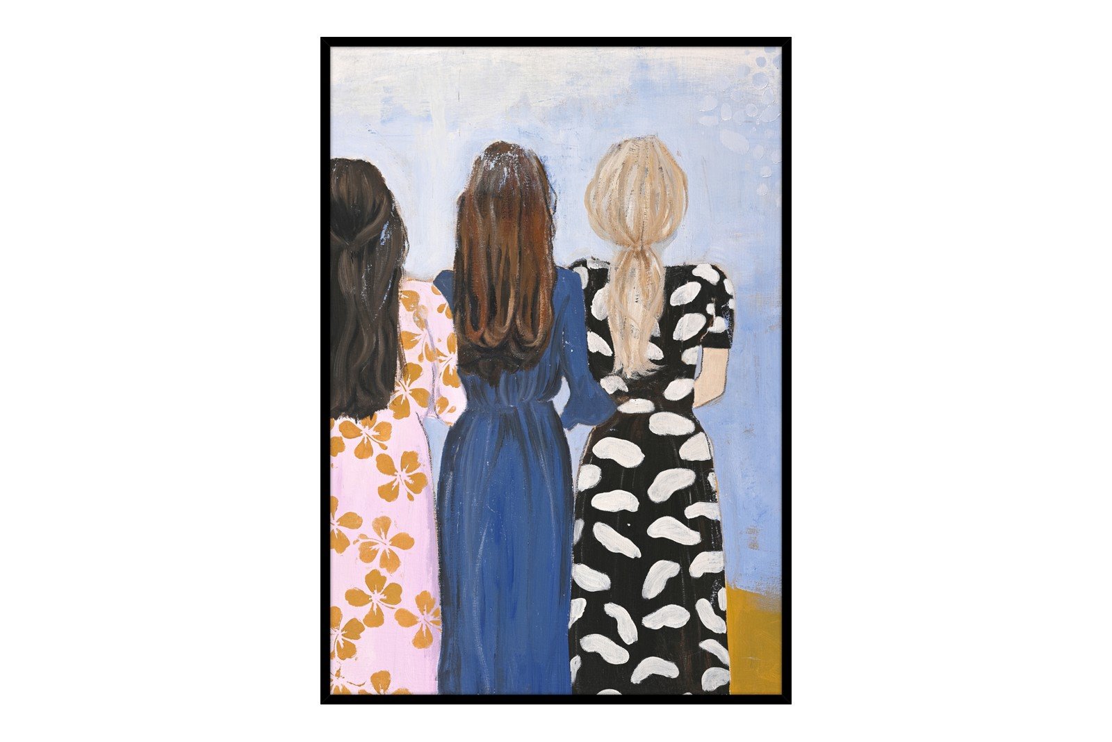Girlmatch 70x100 cm Black Frame