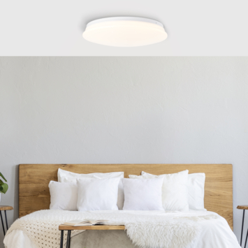Brilliant plafondlamp Farica Starry Ø33 cm 18W 1900lm, warm wit met sensor
