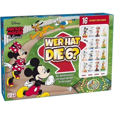 ASS Altenburger Mickey Mouse & Friends-Wer hat die 6 - mit 16 Stück 3D Disney Spielfiguren