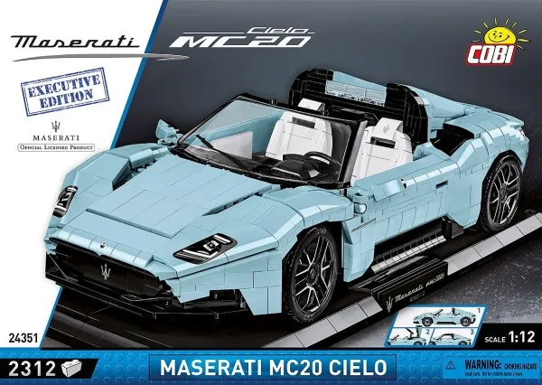 COBI Maserati MC20 Cielo - Executive Edition, Byggesten, 10 År, 2312 stk