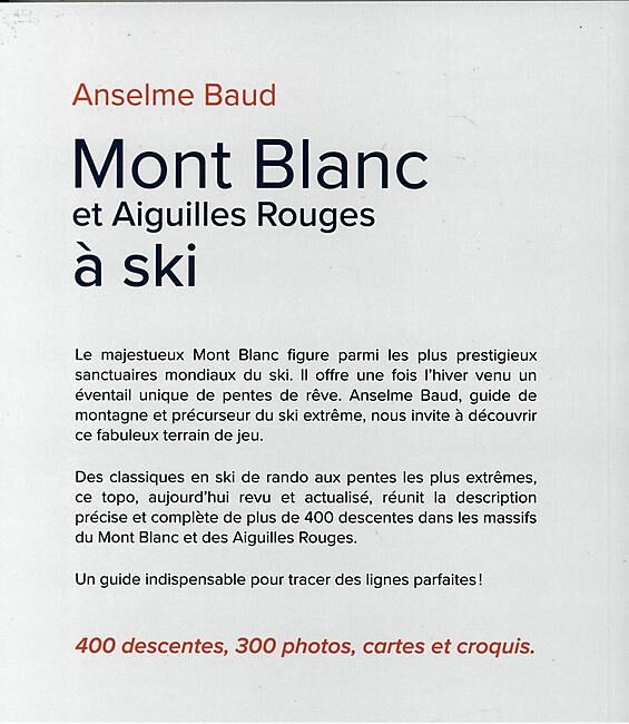 NEVICATA - MONT BLANC AIGUILLES ROUGES A SKI