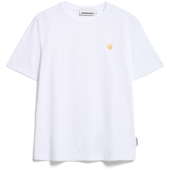 Armedangels Lualaa Icons T-Shirt White / Yellow Damen