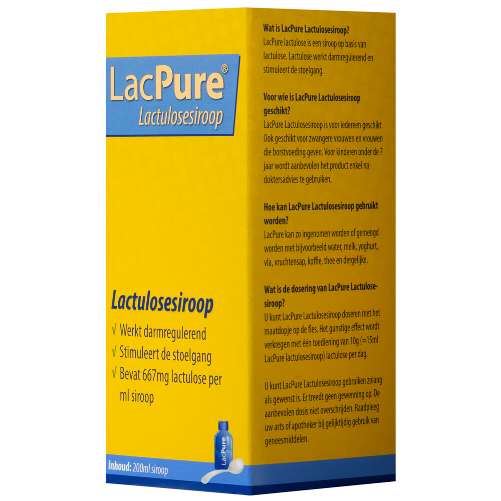 Lacpure Lactulosesiroop 200 ml