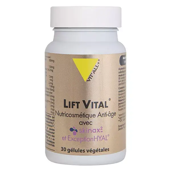 Vit'all+ Lift Vital® Nutricosmético Antienvelhecimento e Luminosidade 30 cápsulas vegetais