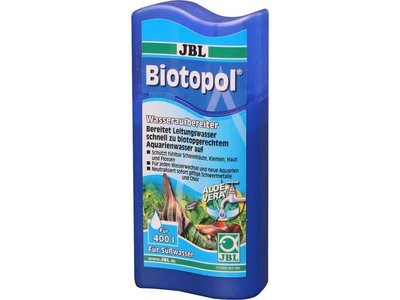 JBL Wasseraufbereiter Biotopol, 250 ml Wasserpflege für Süsswasser-Aquarien
