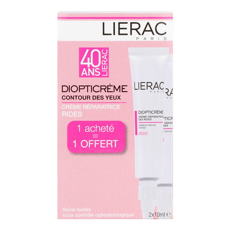 Diopticrème réparatrice yeux 2x10ml