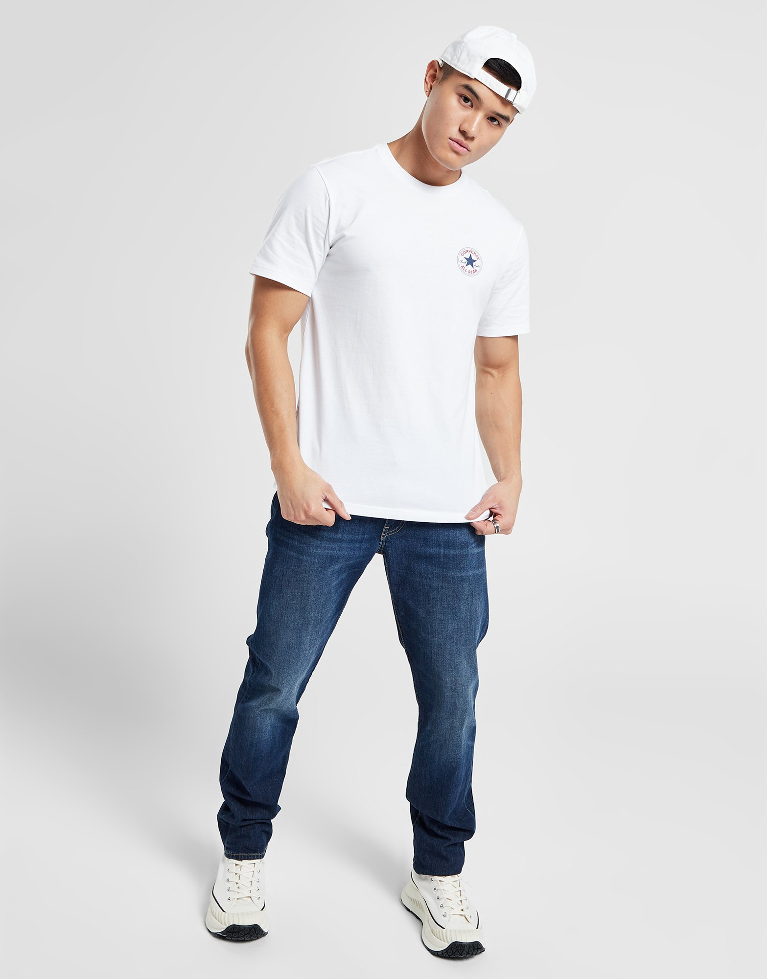 Converse T-shirt Logo Homme