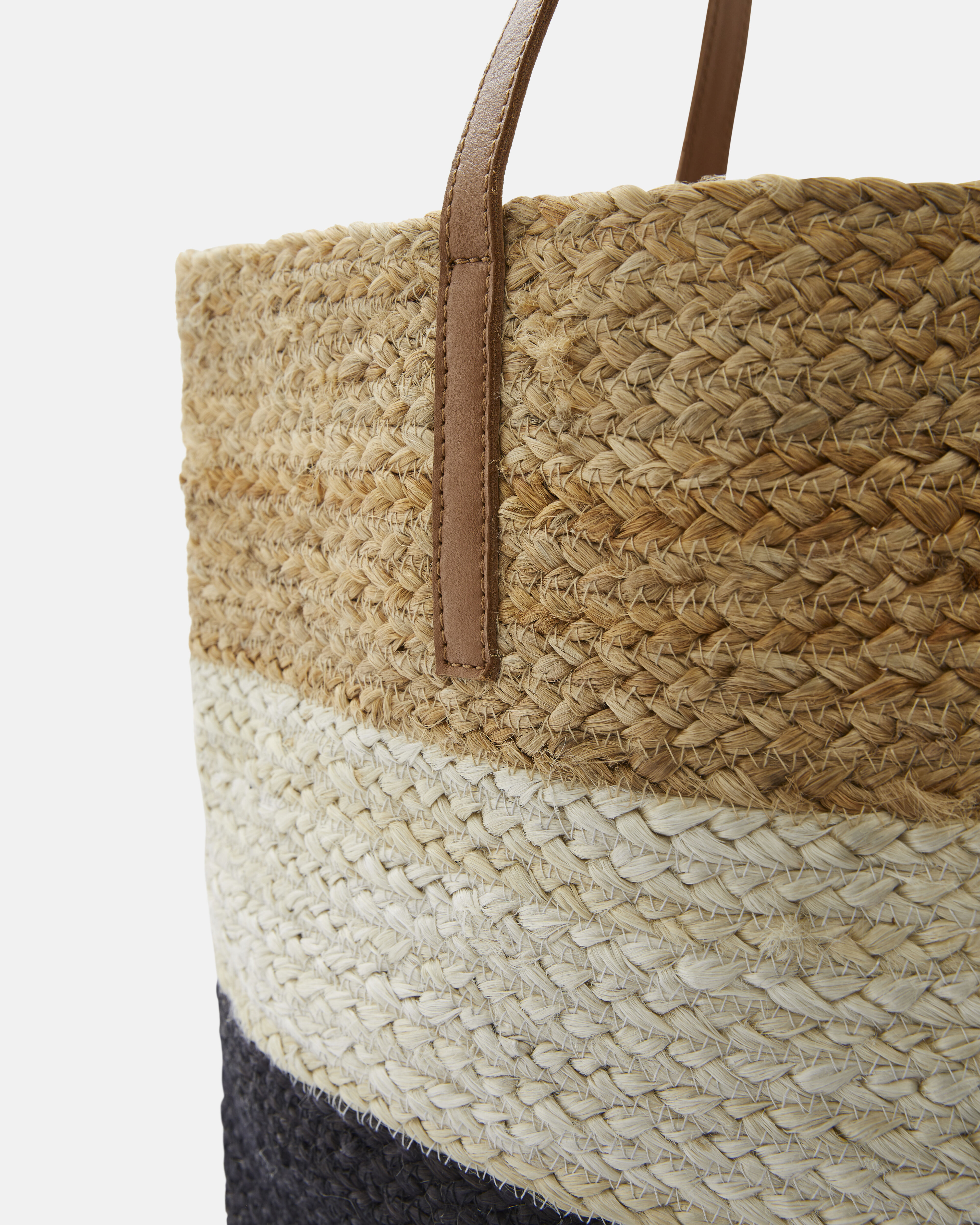 CABAS AMAURY Naturel noir