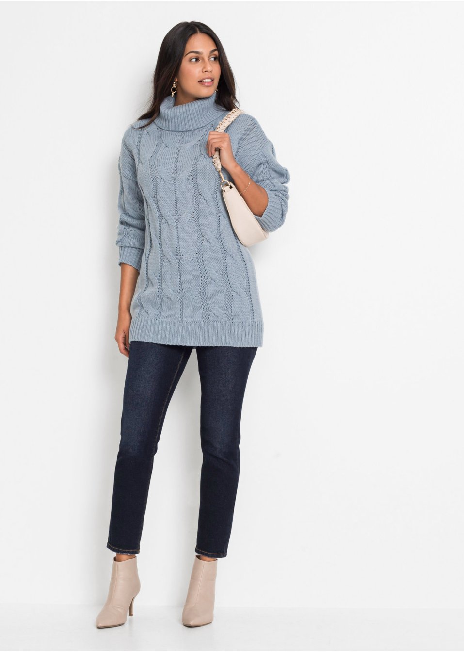 Pull à motif torsadé