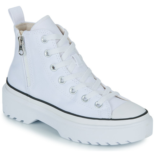 Converse - CHUCK TAYLOR ALL STAR LUGGED LIFT PLATFORM CANVAS HI - Blanc