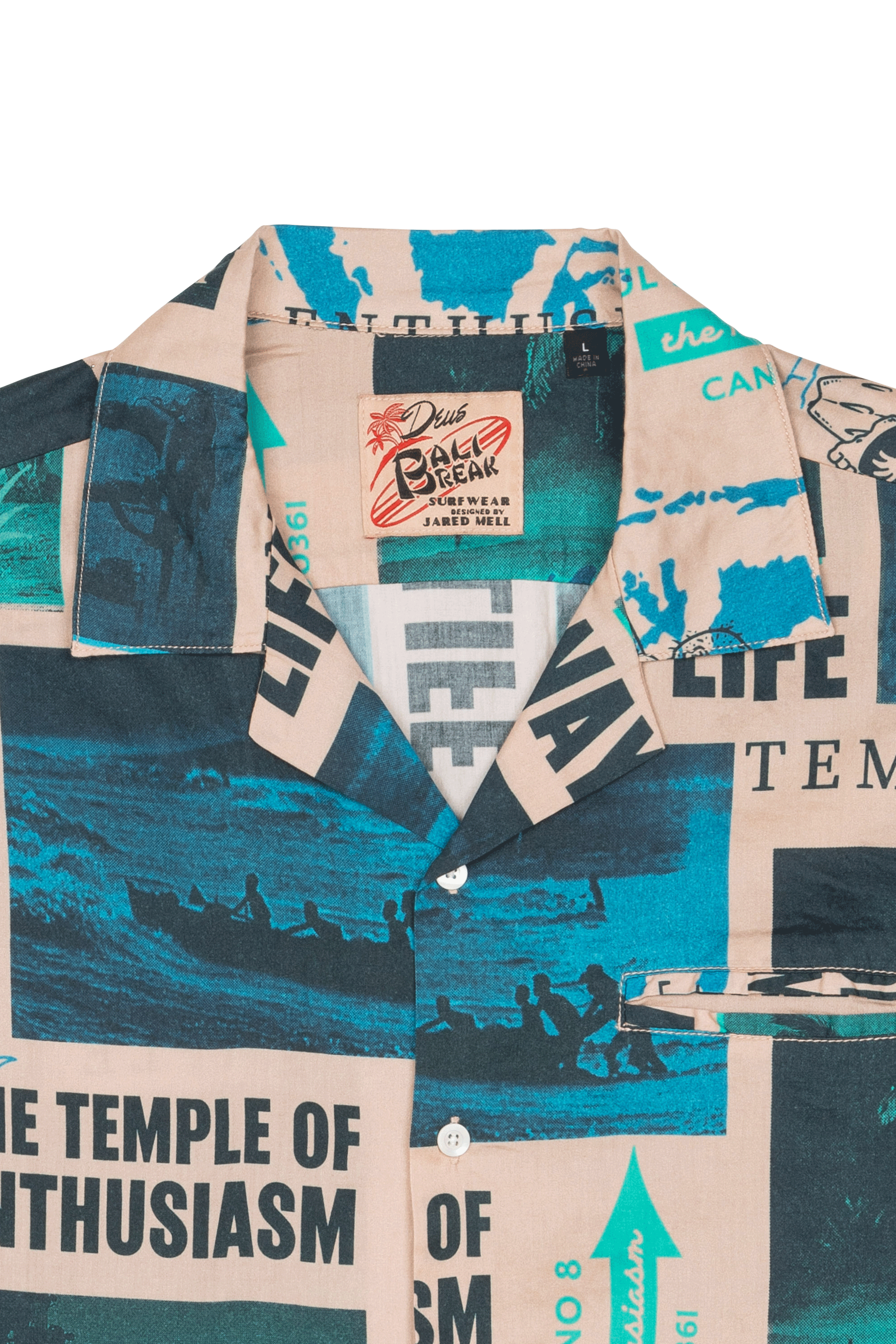 DEUS EX MACHINA chemise WAY OFF Multicolore