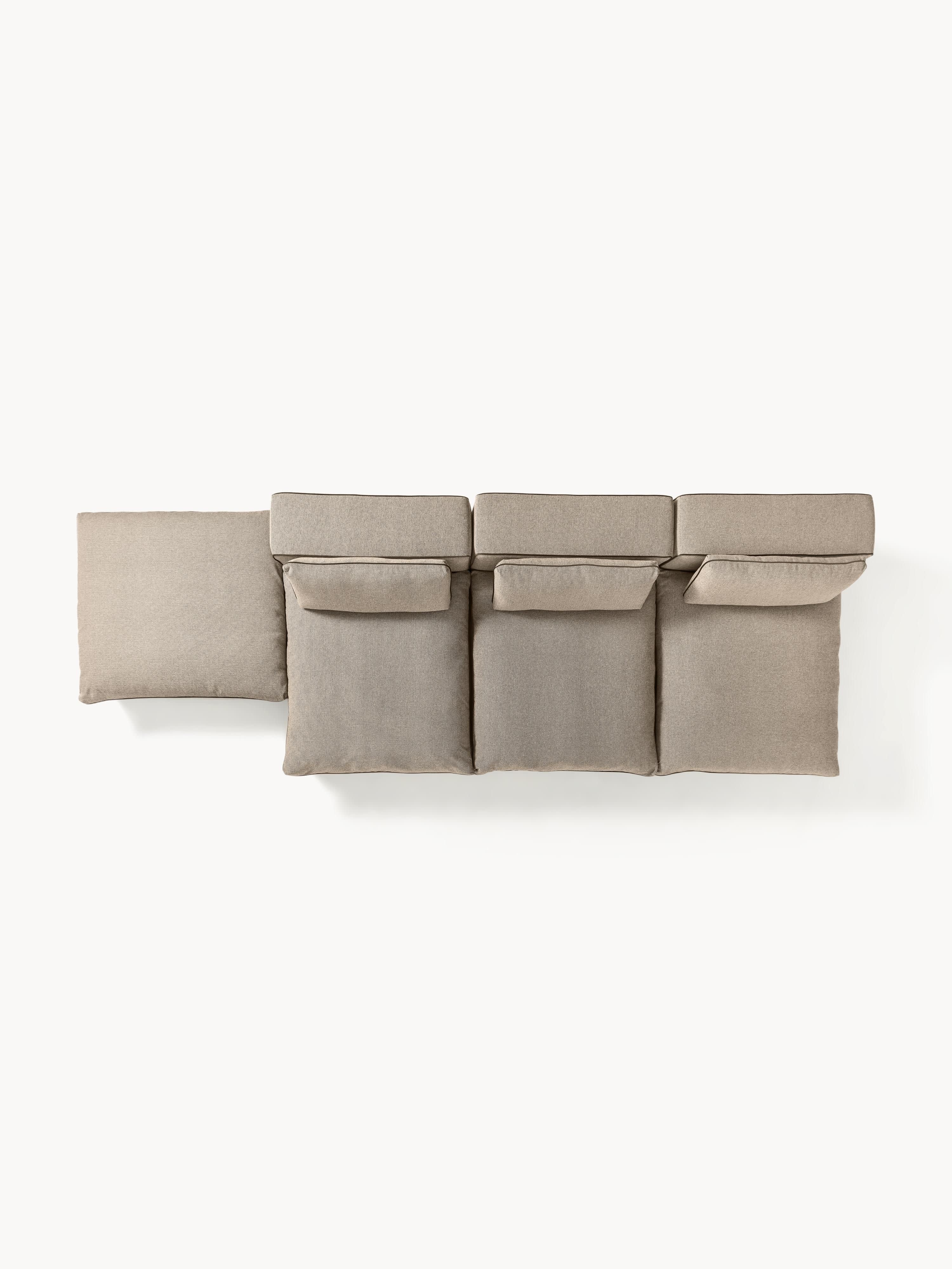 Modulaire XL bank Felix met poef (links/rechts)