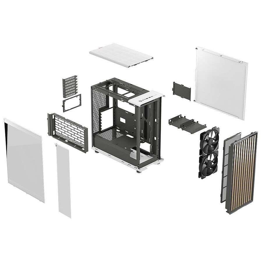 Fractal Design North TG - Blanc