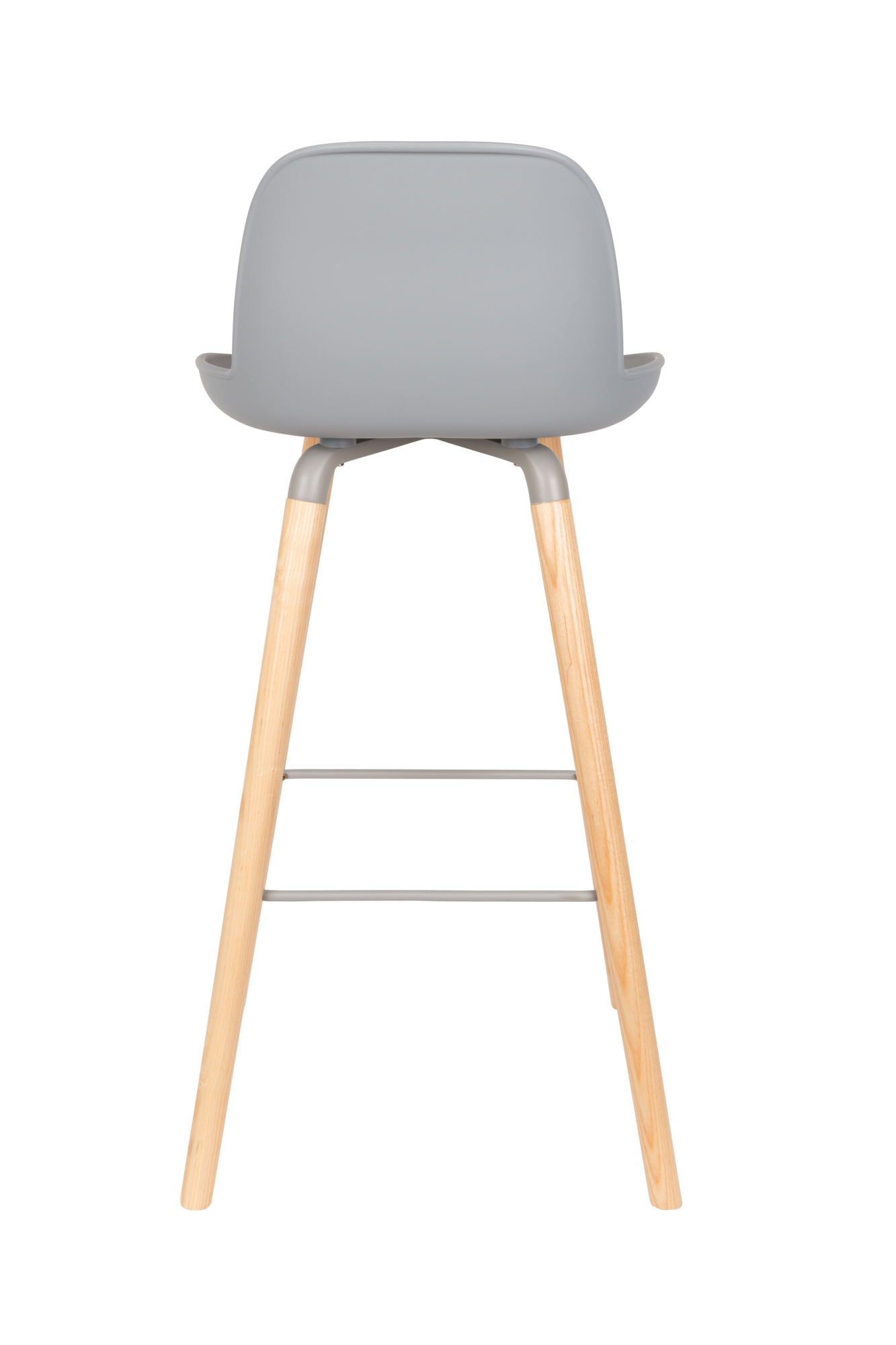 Barkruk Albert Kuip (zithoogte 75 cm) grijs - set van 2