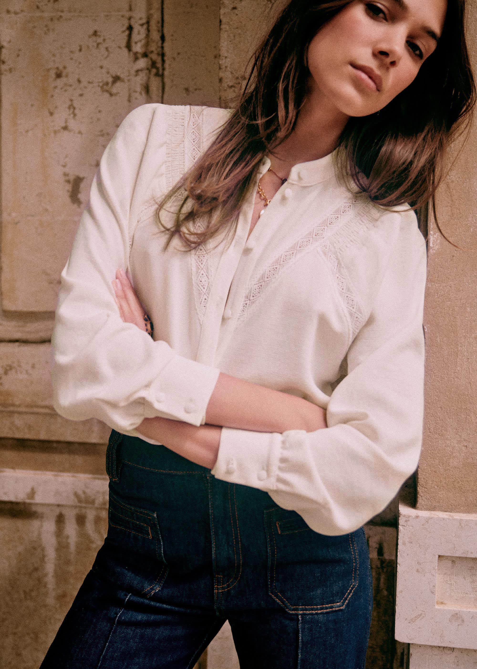 Blouse Fride - Ecru - E-SHOP/CHEMISES & BLOUSES 5905268