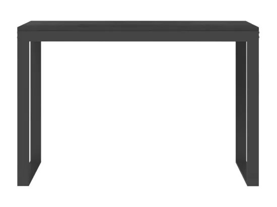 Bureau d'ordinateur Noir 110x60x73 cm Bois d’ingénierie
