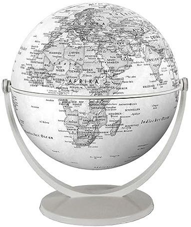 Globe 15 cm pol. grijs draai & kantel