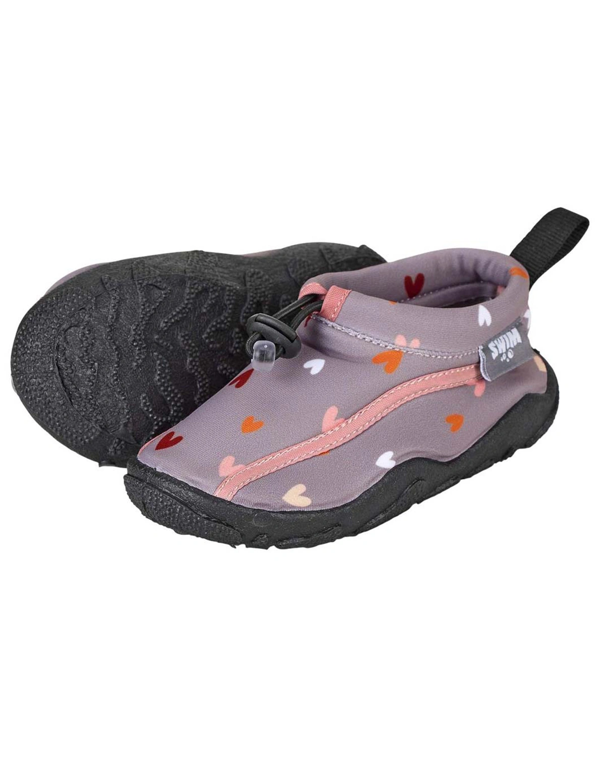 Badeschuhe HERZ in pastellviolett
