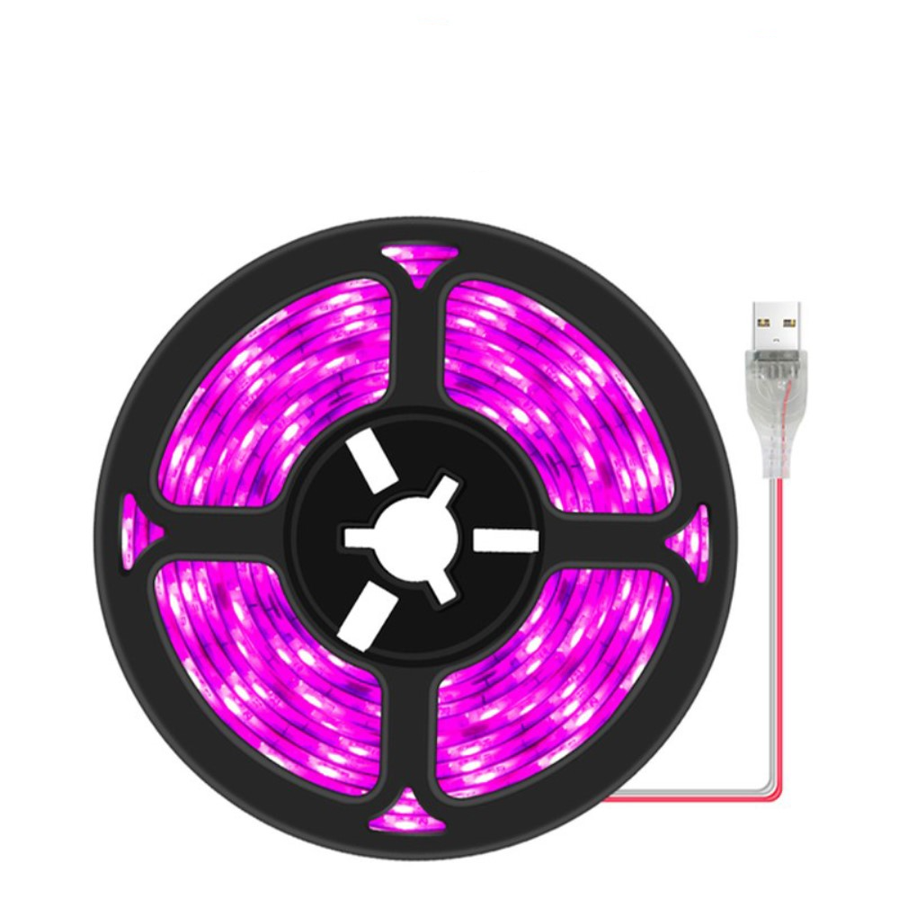 (3m) 180-LED's USB Leuchtstreifen Pflanzen Licht Full Spectrum Grow Light Wachstumslicht für Zimmerpflanzen Gewächshaus (IP65)