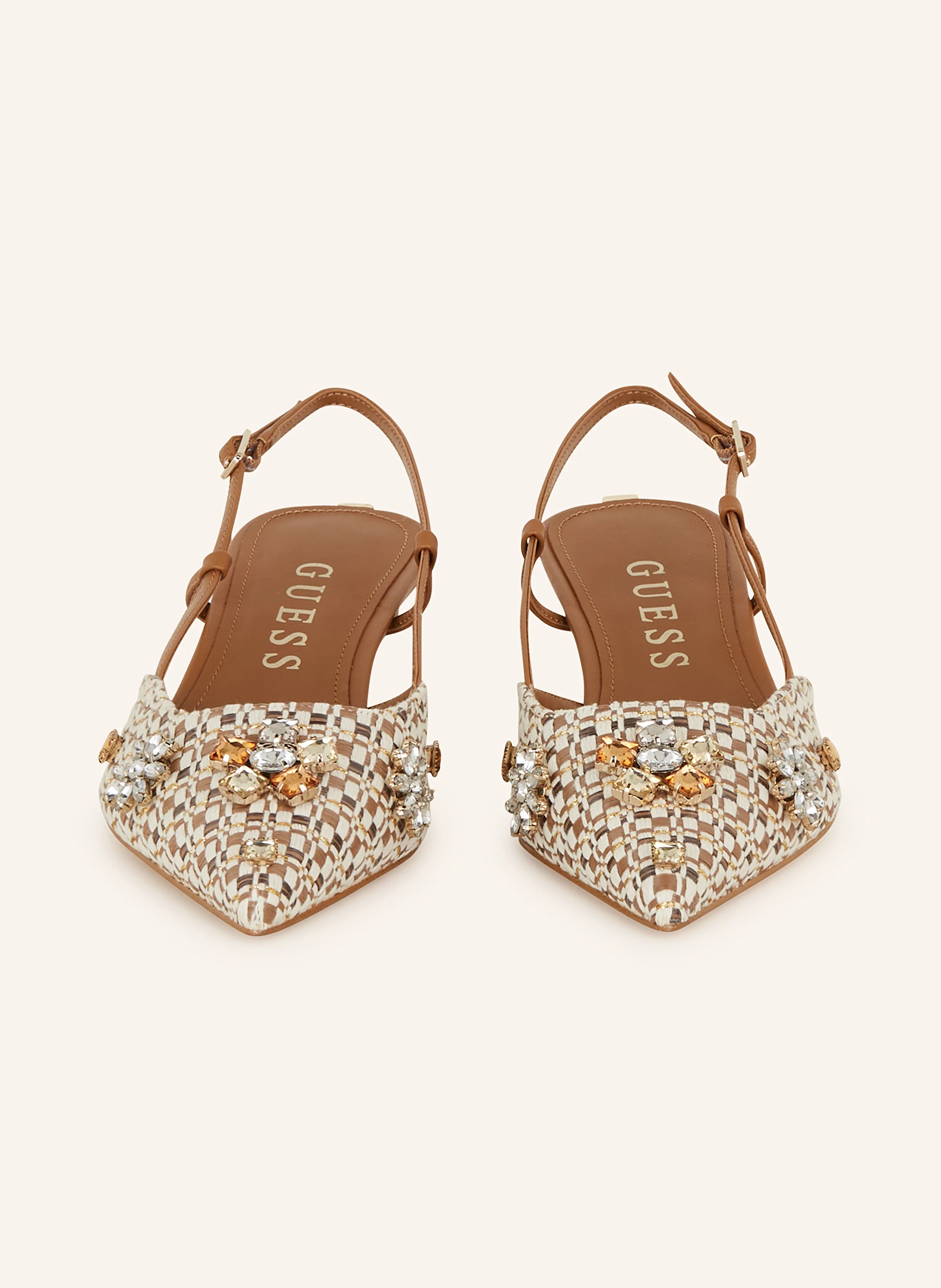 GUESS Slingpumps JESSENY mit Schmucksteinen