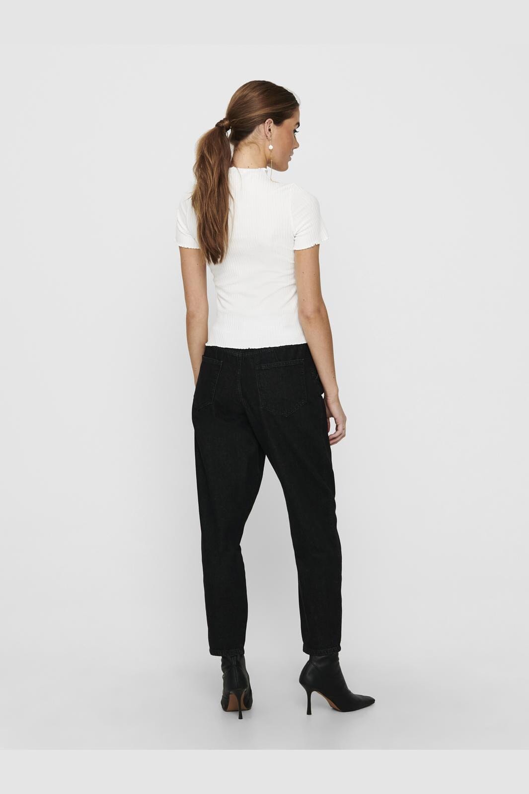 Only Onlemma S/S Highneck Top 3601311 egret