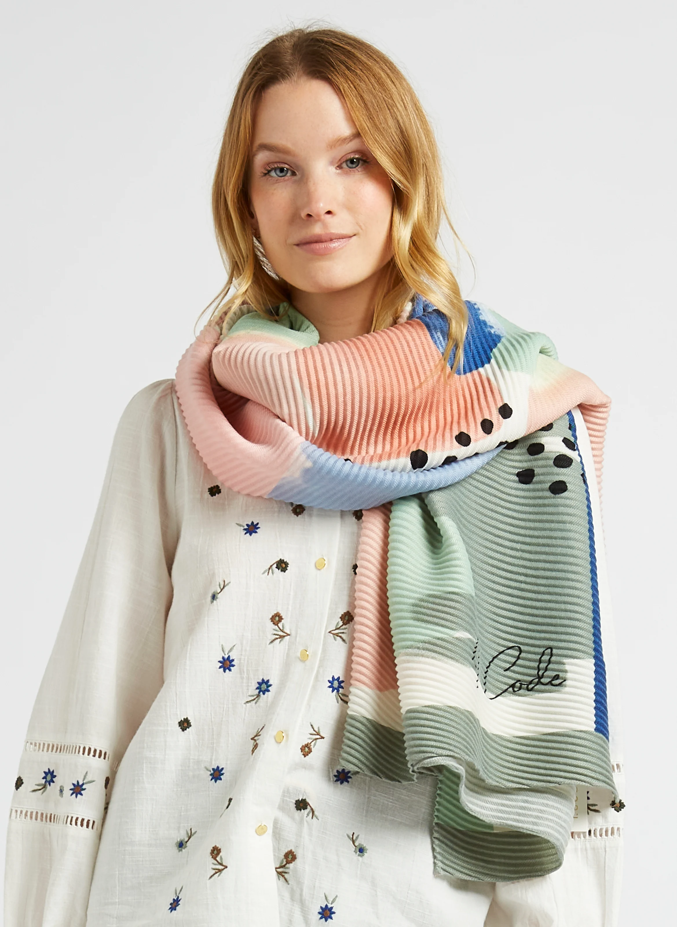 Foulard imprimé | Vert
