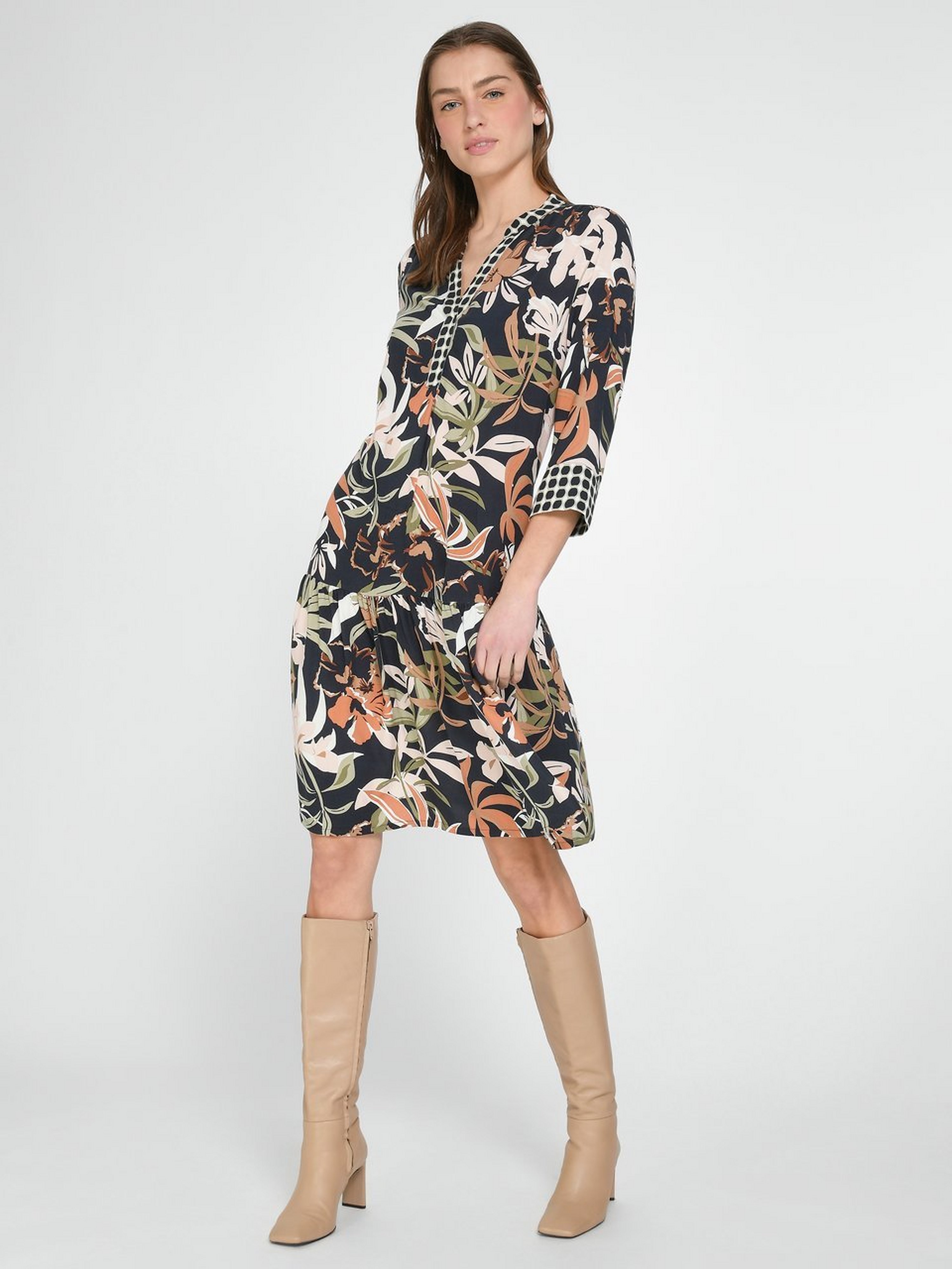 Kleid mit 3/4-Arm
