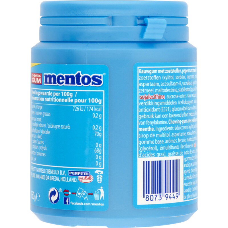Mentos Gum Mighty mint