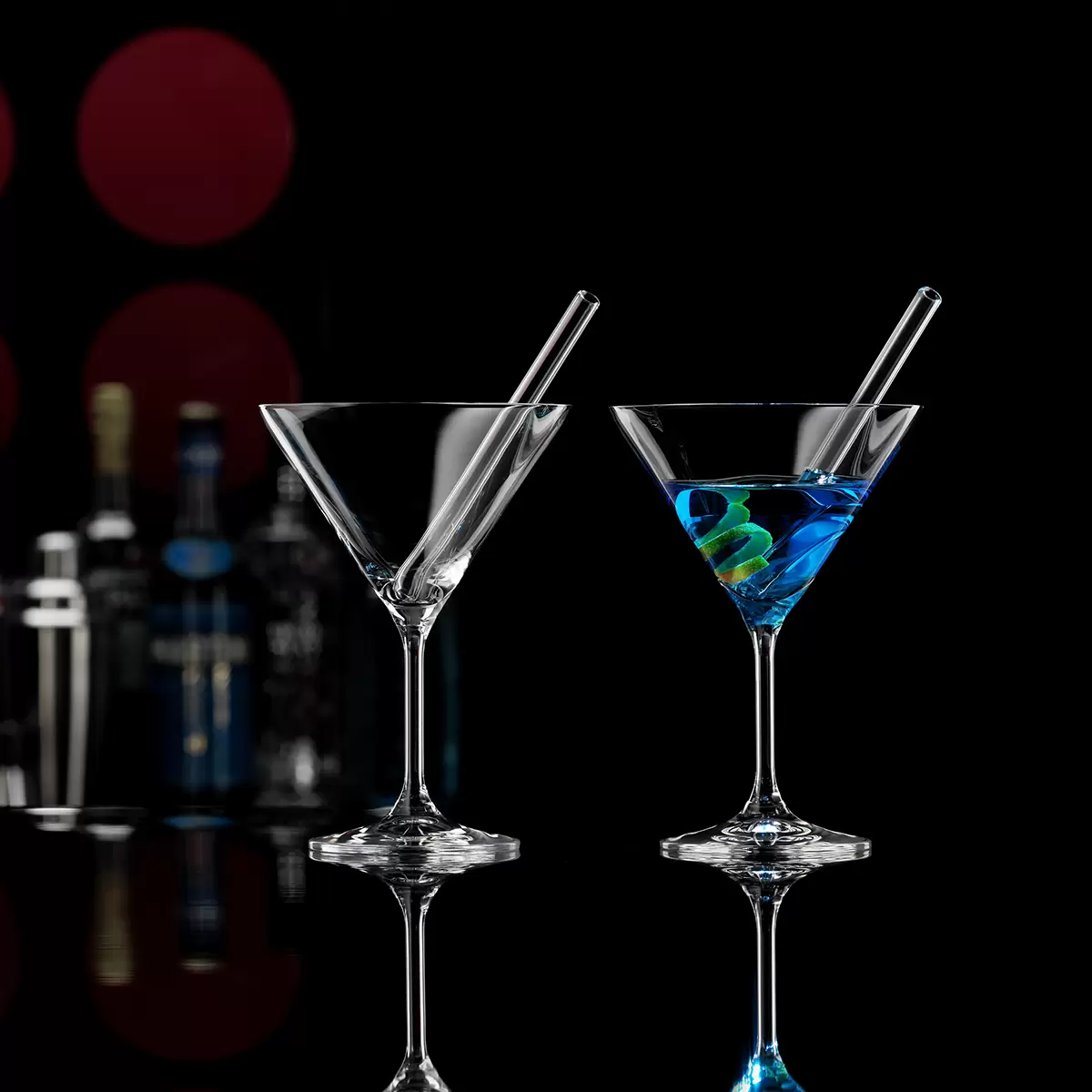 Cocktailschalen   Trinkhalme Bar Seletion Transparent
