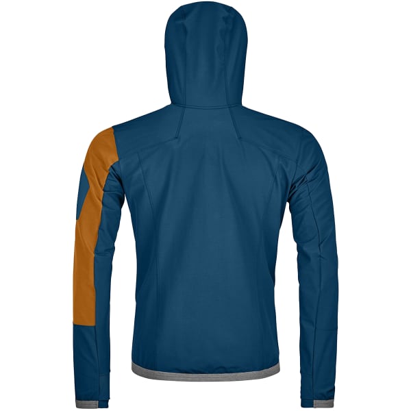 Veste softshell ORTOVOX BERRINO HOODED JACKET PETROL BLUE