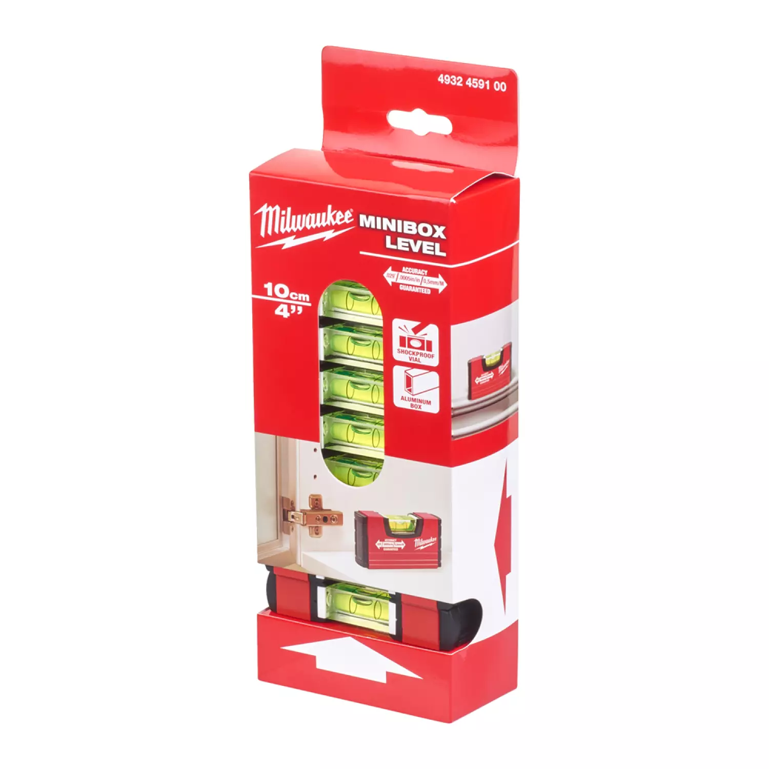 Milwaukee 4932459100 Minibox Waterpas - 100mm