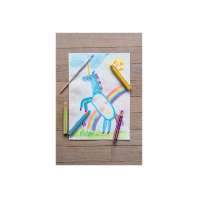 STABILO Woody 3 in 1 - Crayon de couleur pointe large - jaune