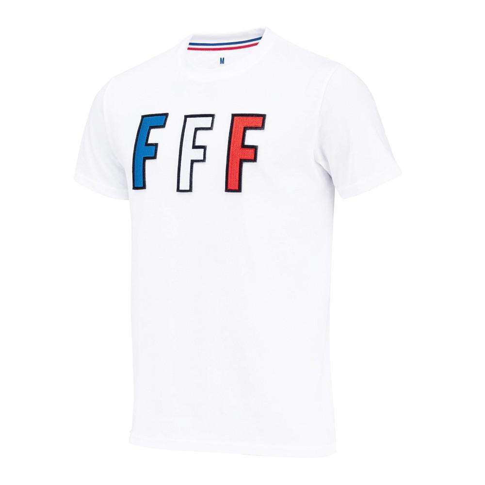 FFF FFF T-shirt Fan Blanc Homme Equipe de France
