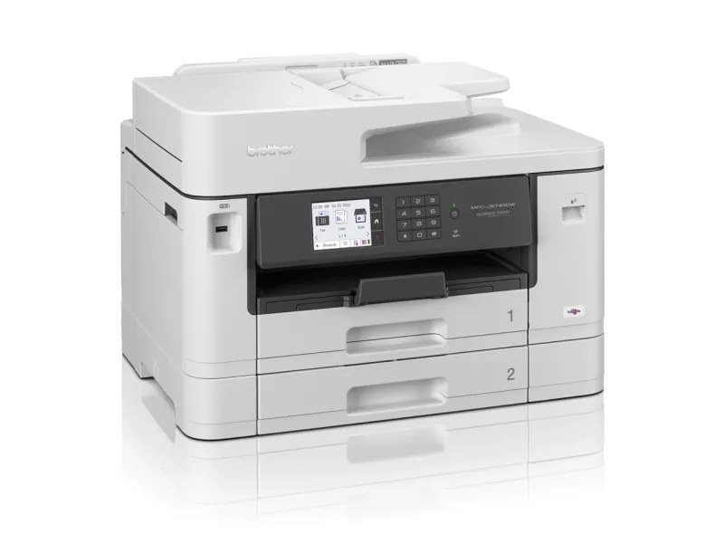 Brother MFC-J5740DW - Multifunktionsprinter - farve - blækprinter - A3 (medie) - op til 25 spm (kopiering) - op til 28 spm (udskriver) - 600 ark - 33.6 Kbps - USB 2.0, LAN, Wi-Fi(n), USB vært