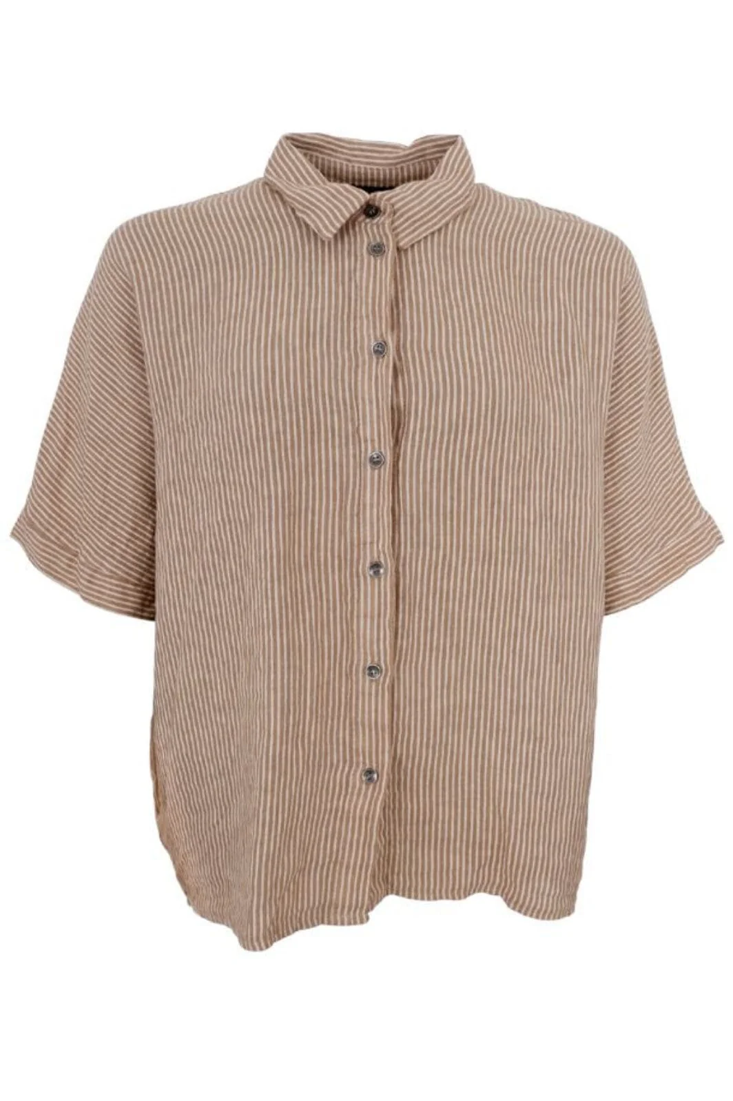 Black Colour Bcmelina Linen Wing Shirt desert