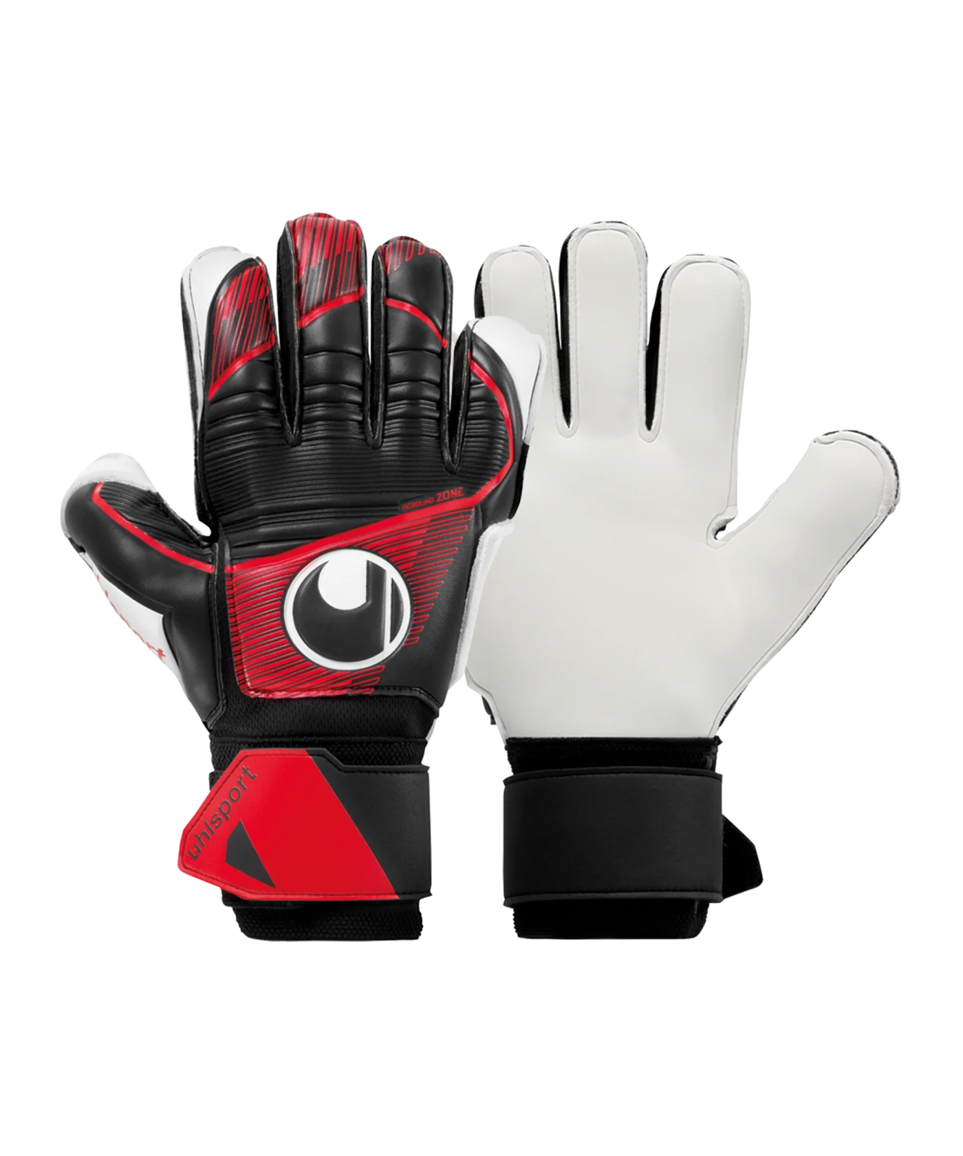 uhlsport Powerline Soft Flex Frame TW-Handschuhe Schwarz Rot F01