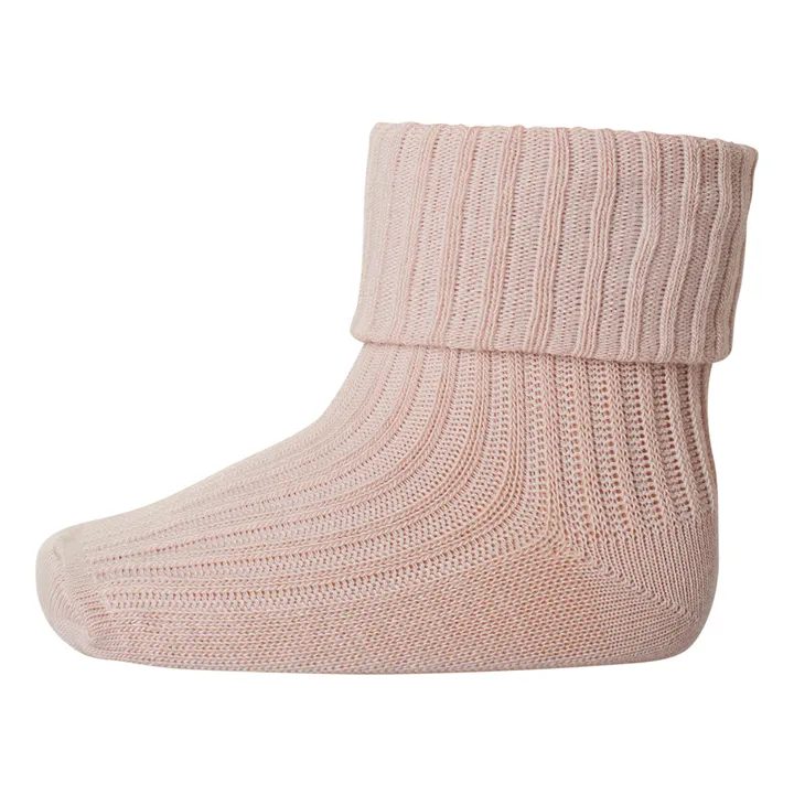 Mp Denmark Chaussettes Rib en laine | Rose