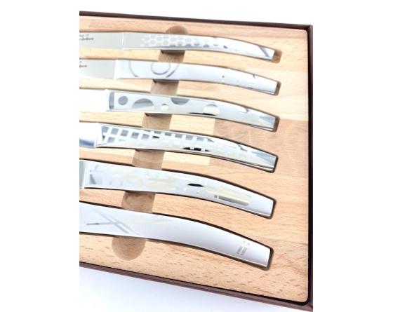 Coffret de 6 Thiers à dents - Décors Maison Le Thiers par Louis Cau