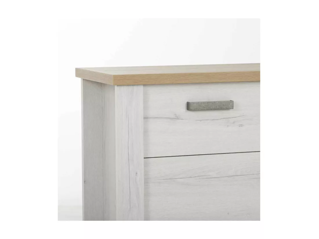 Vaisselier 6 portes 3 tirois Bois/Bois blanchi - PROVENCE