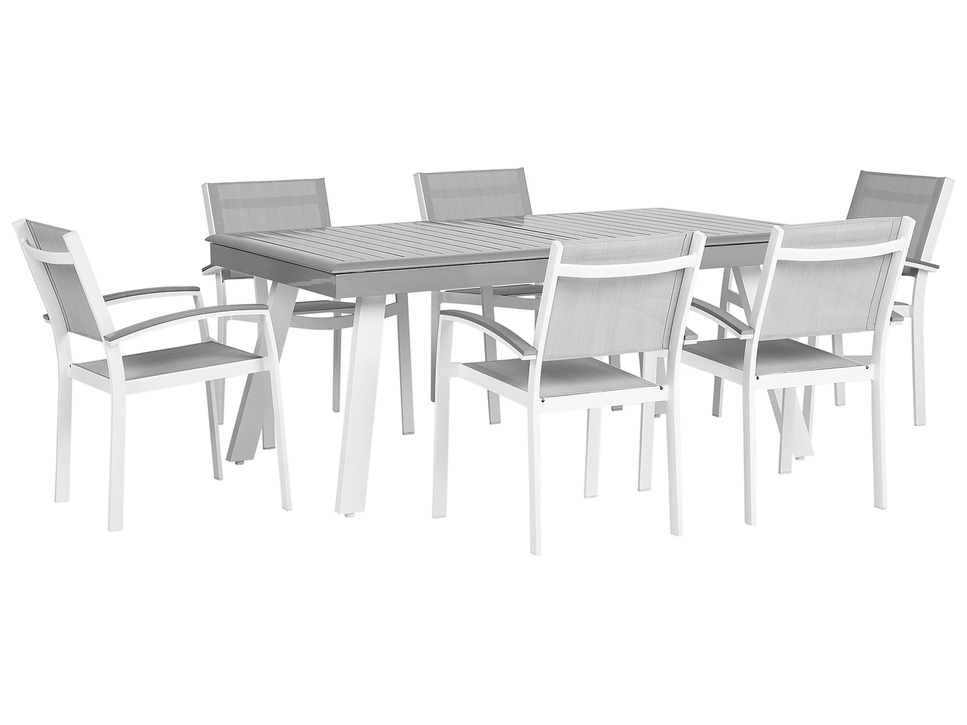 Tuinset 6-zits PERETA Metaal Grijs