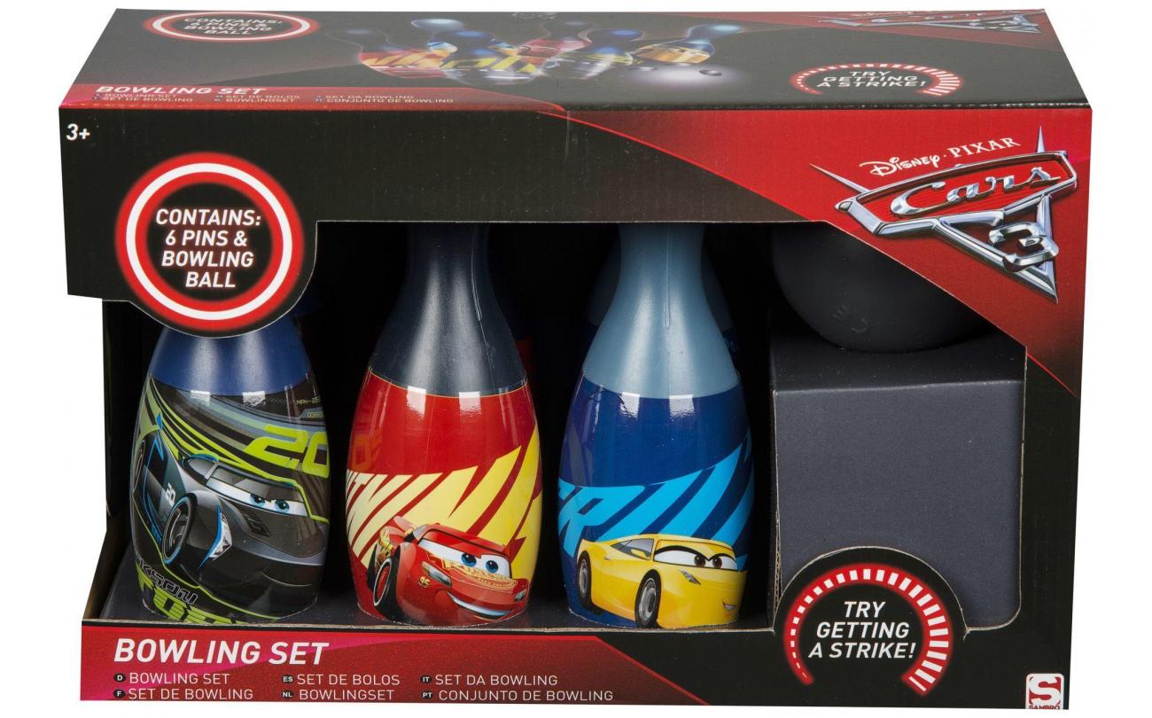 Cars 3 Bowlingset met 6 kegels