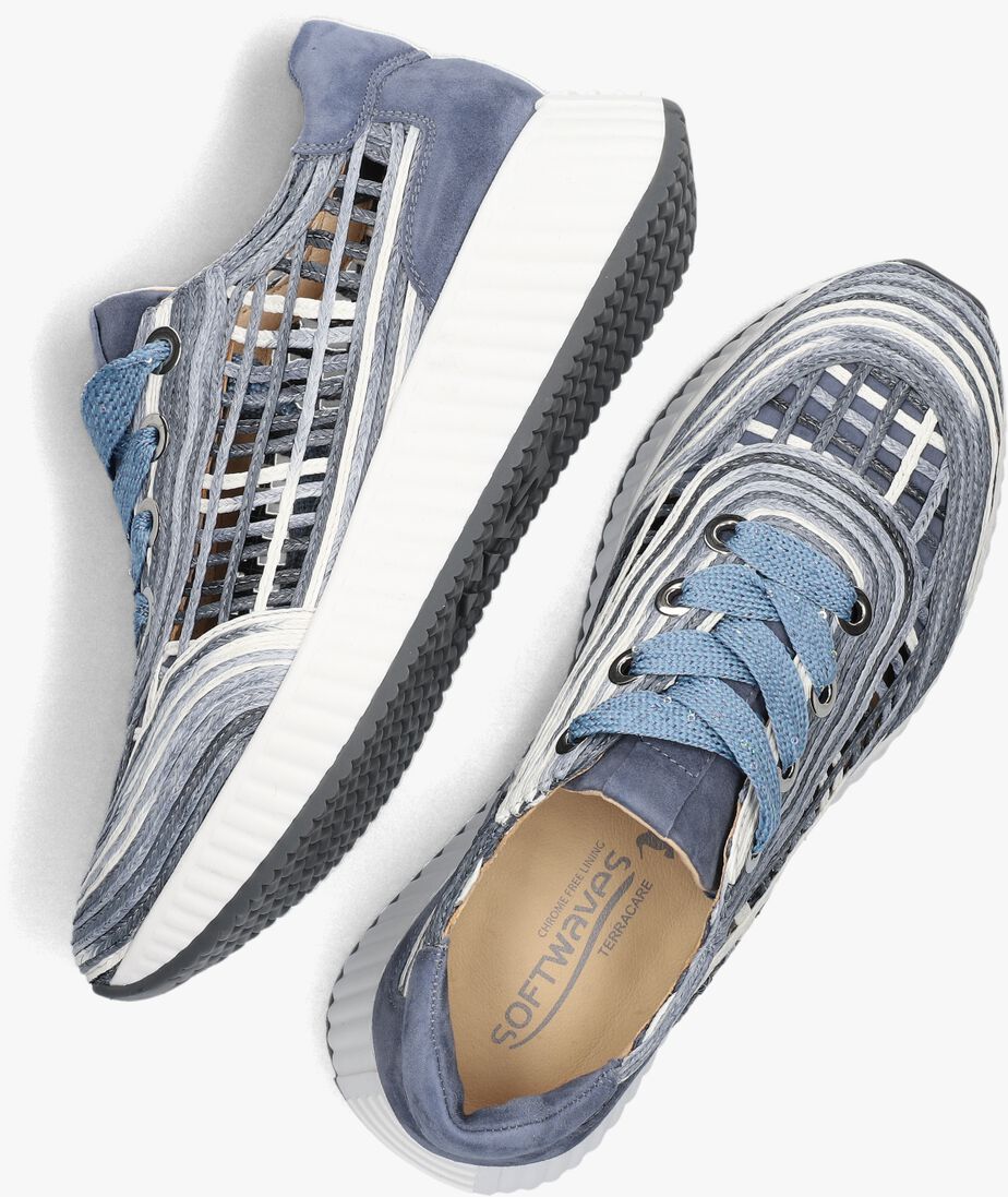 SOFTWAVES blauwe softwaves lage sneakers 8.95.01