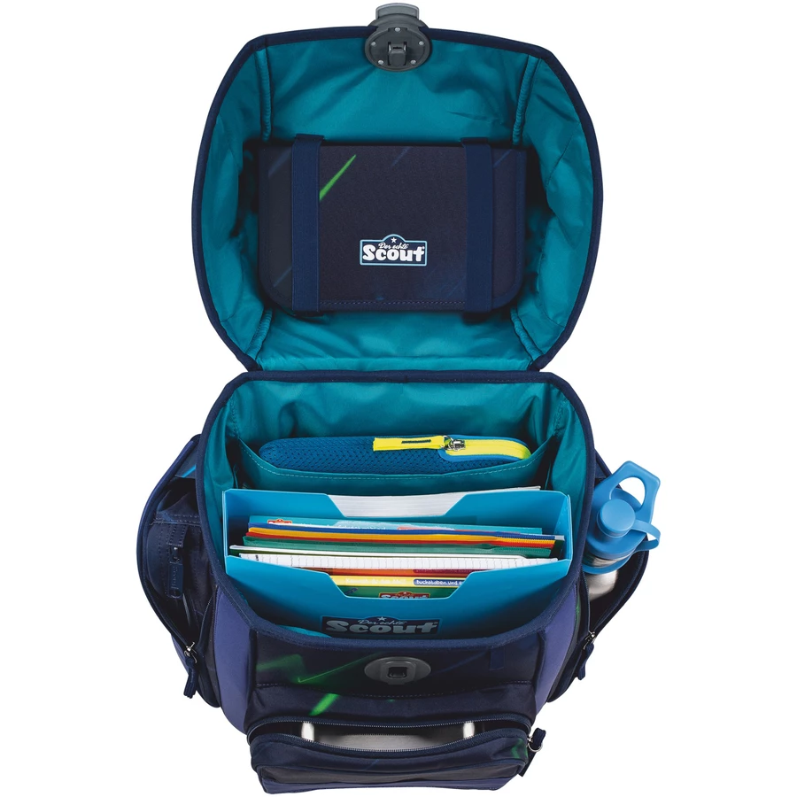 Scout Genius Exklusiv Superflash - Schulranzen Set 4tlg. City Lights