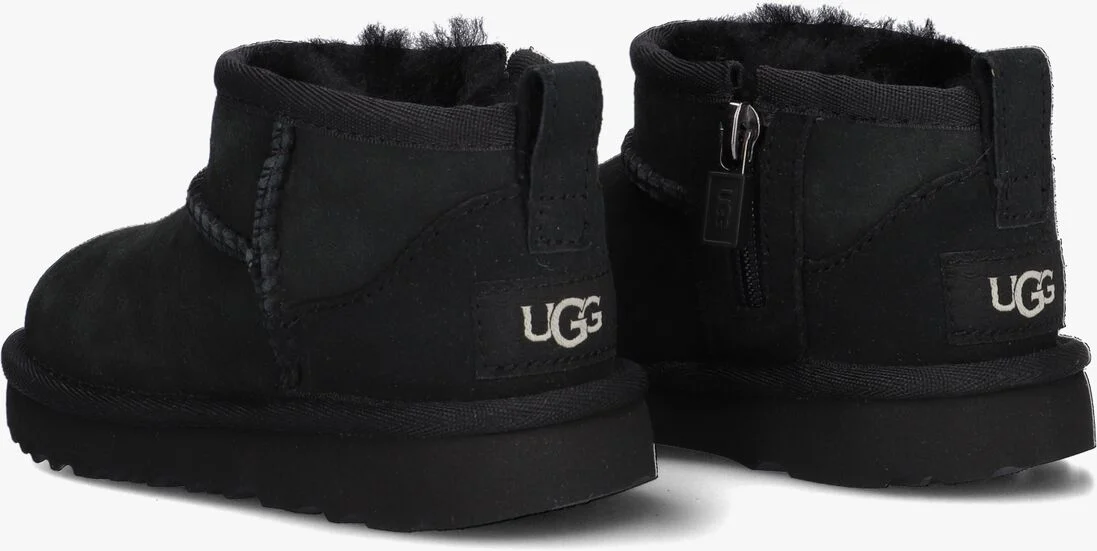 UGG zwarte ugg vachtlaarzen classic utra mini t