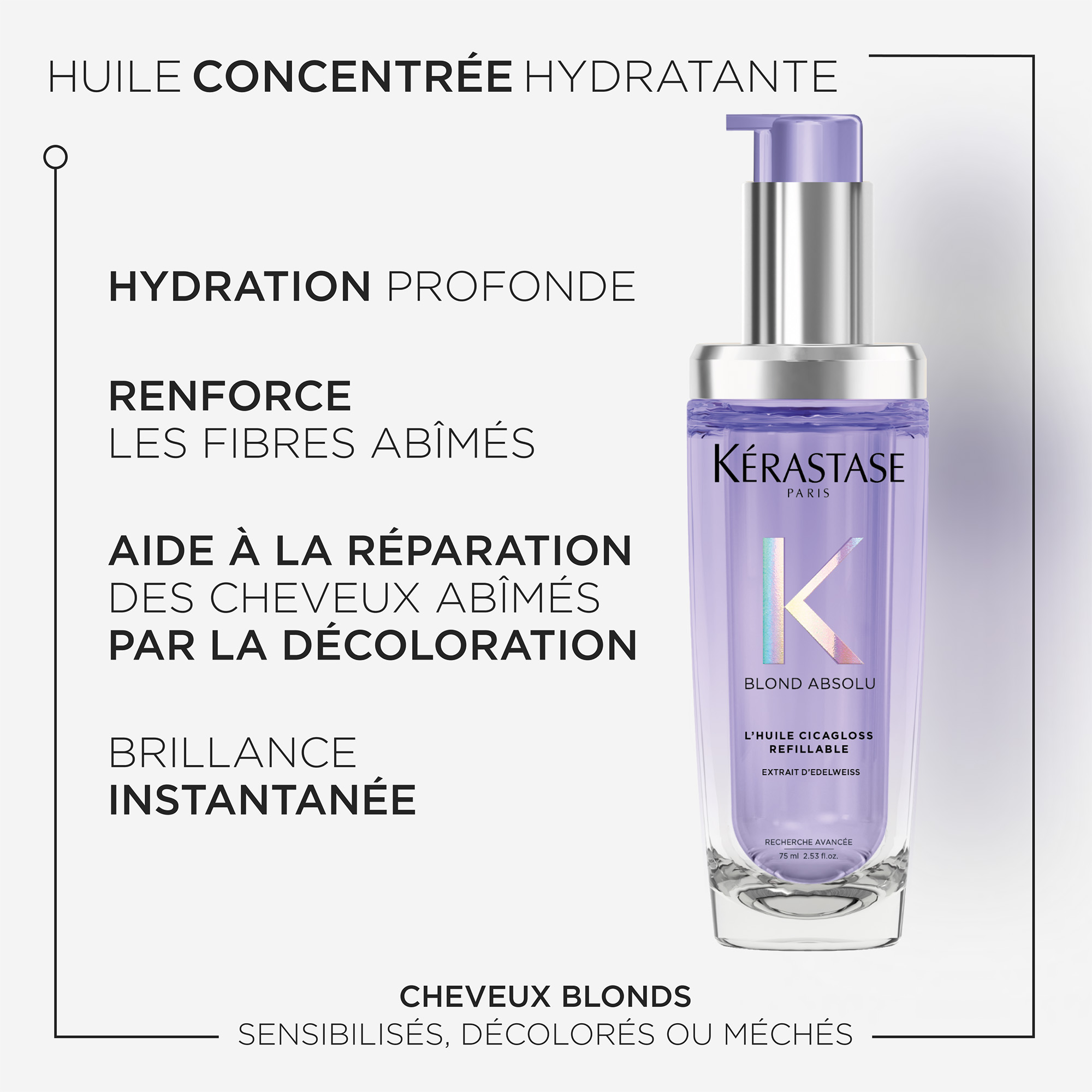 Huile Cicagloss Blond Absolu Kérastase 75 ML