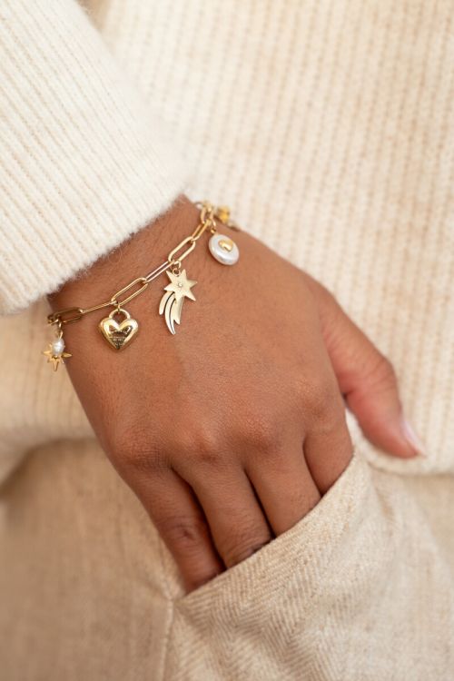 Bedelarmband vallende ster