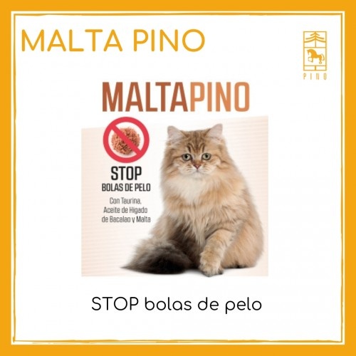 Laboratórios Pino Malta, pinho com taurina, sabor malte para gatos