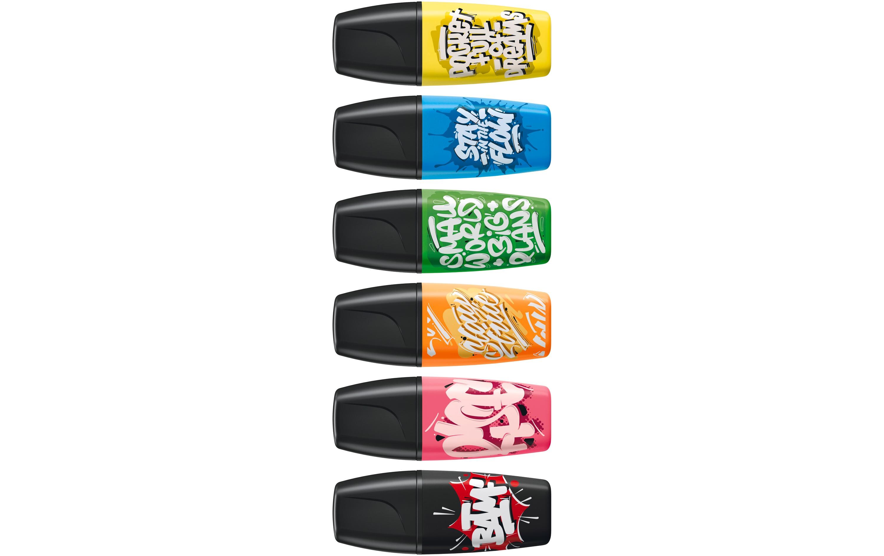 Textmarker Boss Mini Snooze Mehrfarbig, 6-teiligMarker-Set für professionelles Arbeiten