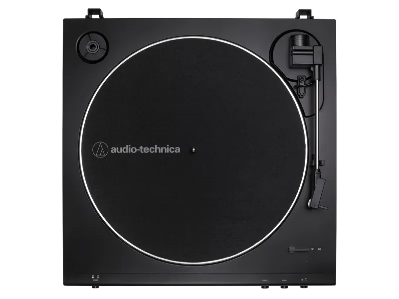 Audio-Technica AT-LP60XUSB, Bæltedrevet pladespiller, Fuld automatisk, Grå, Metallic, Aluminium, 33 1/3,45 rpm, DC servomotor