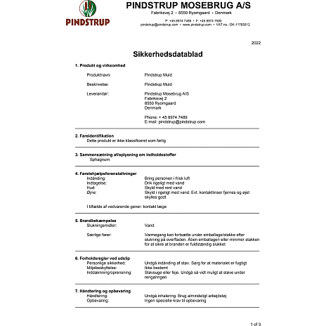 Pindstrup oliven-, palme- og citrusgødning 500 ml